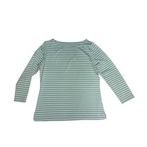 Vineyard Vines Sankaty top in size M. Light blue and white stripes